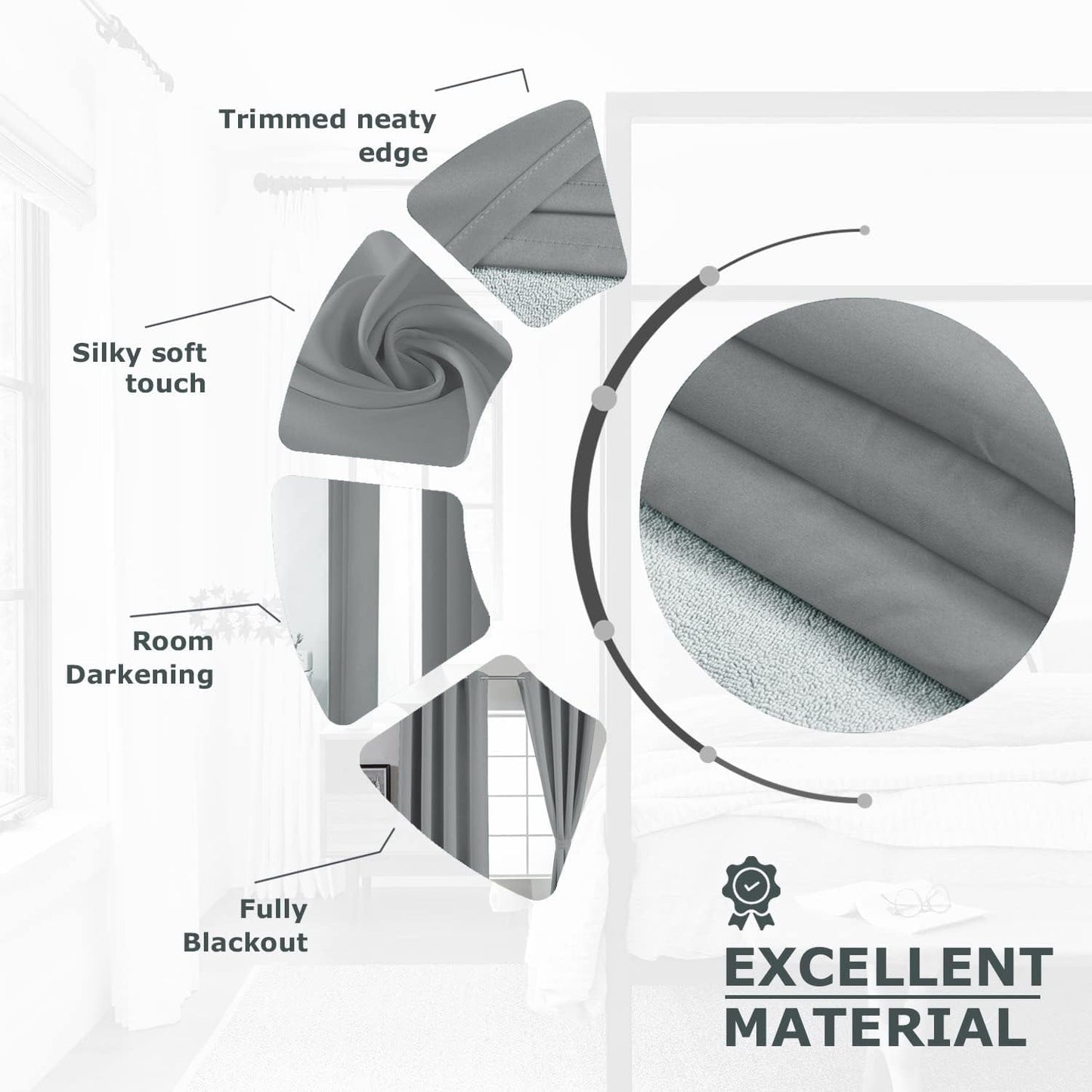 ELEGANCE VELVET Curtain Door – Luxury Soft Single Panel