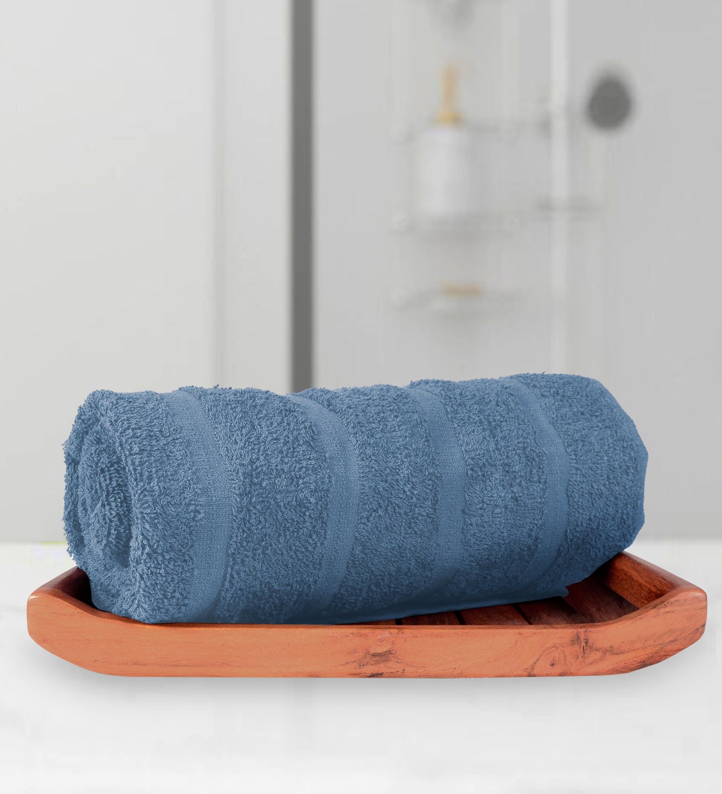 Burgundy and Grey 100% Cotton Set of 2 Combo 250 GSM Quick Dry Bath Towel