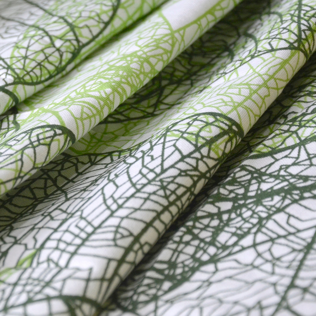 Garden Green Dry Leaves Single Bed Bedsheet