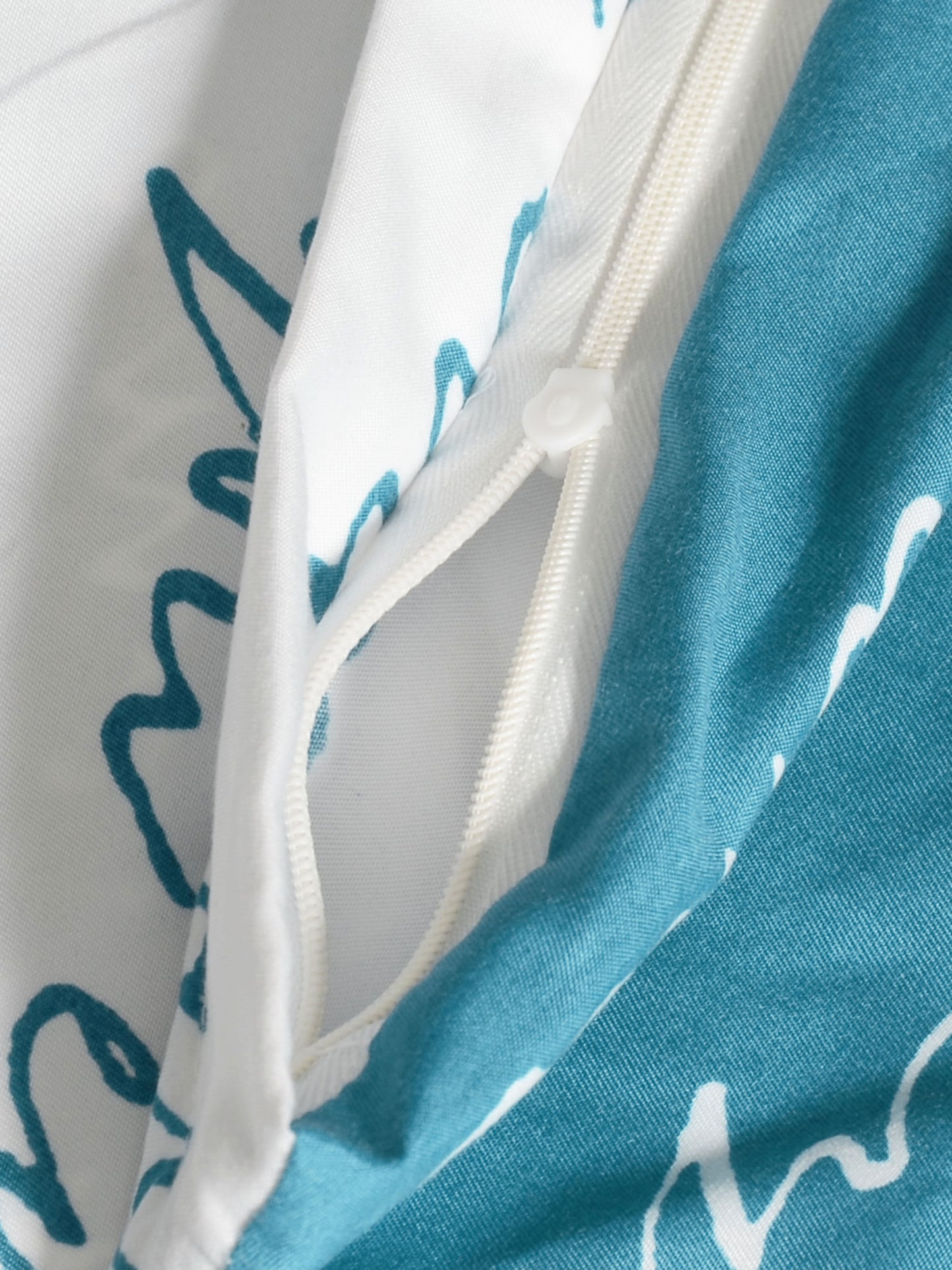 Light Blue Set of 5 Microfiber Cushion Covers 16x16 Inchs (40x40,CM)