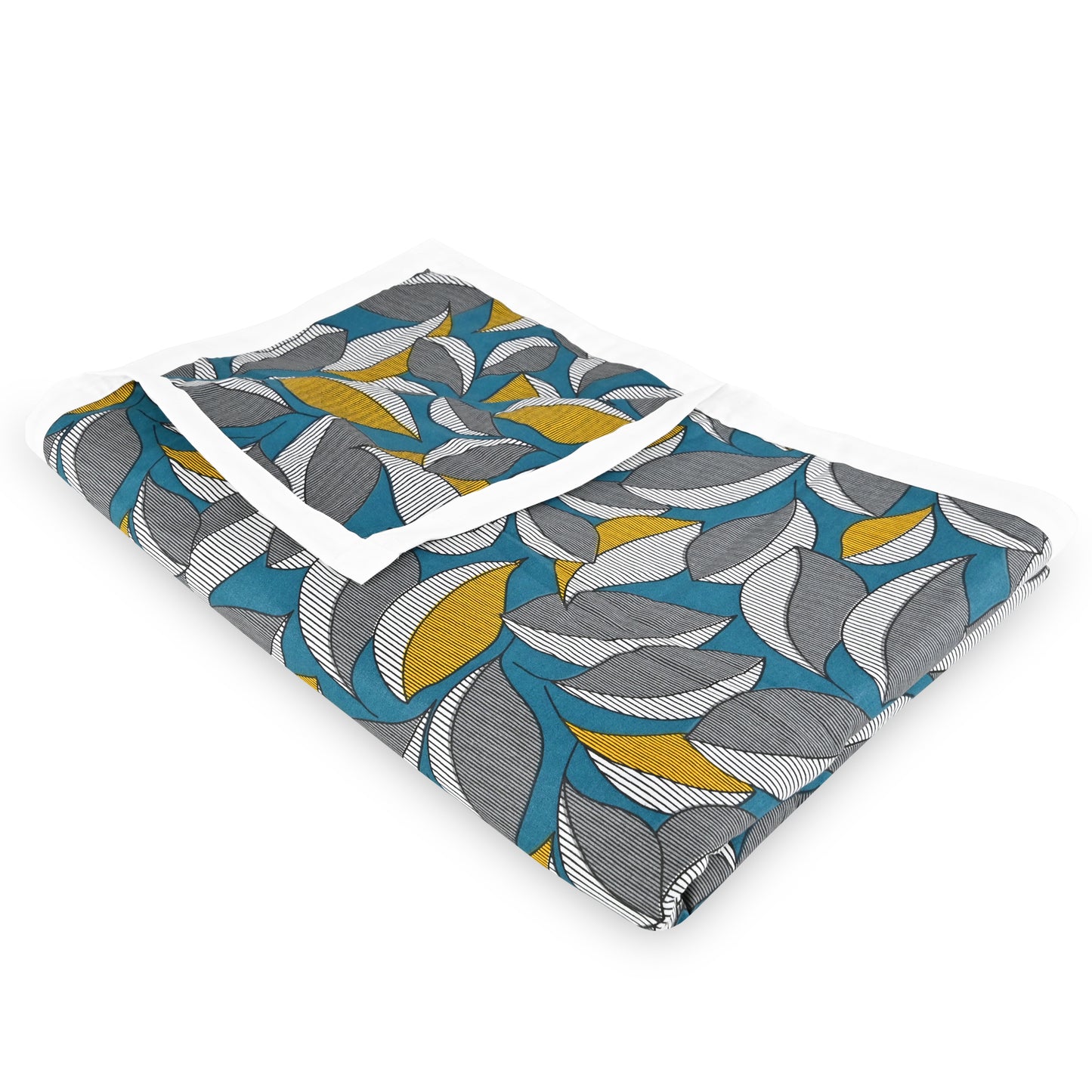 Rustic Brown Floral Double Bed Dohar – 120 GSM Cotton