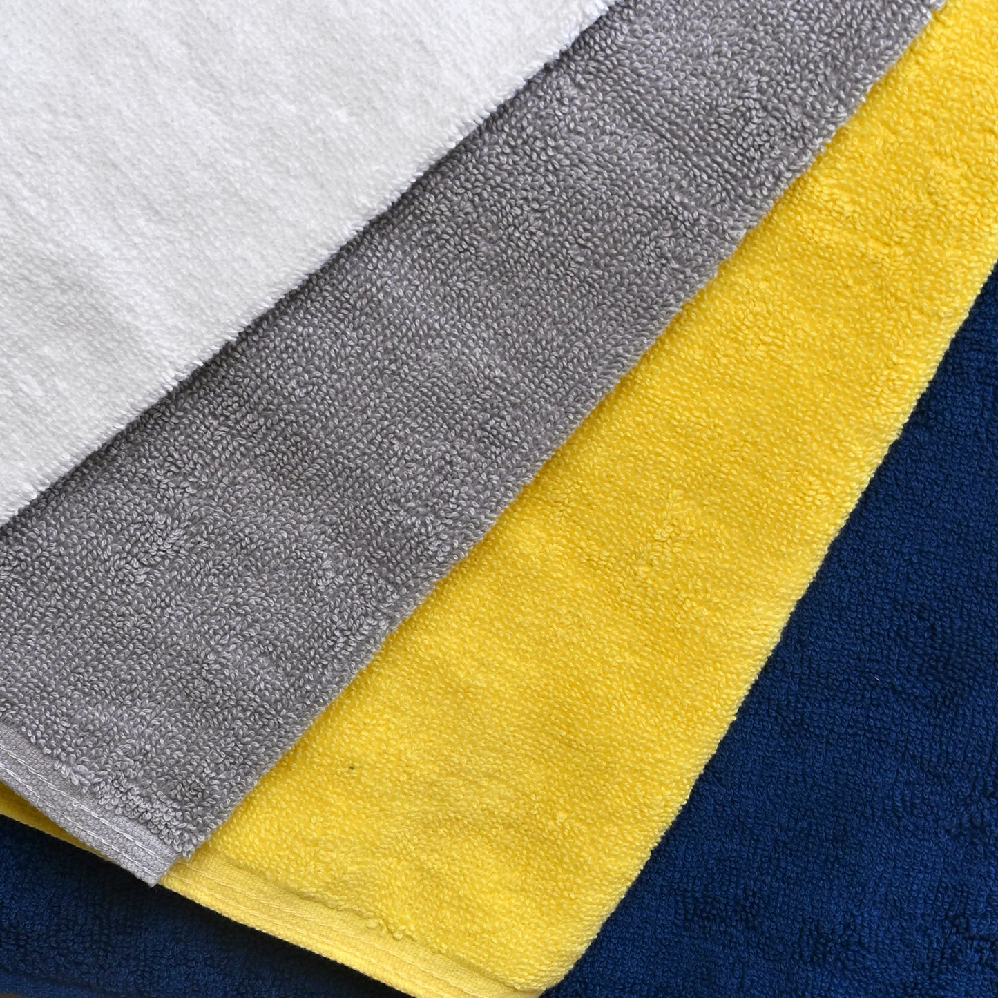 Multicolor Cotton 8 Hand & Face Towels Combo (40x60 cm & 30x30 cm)