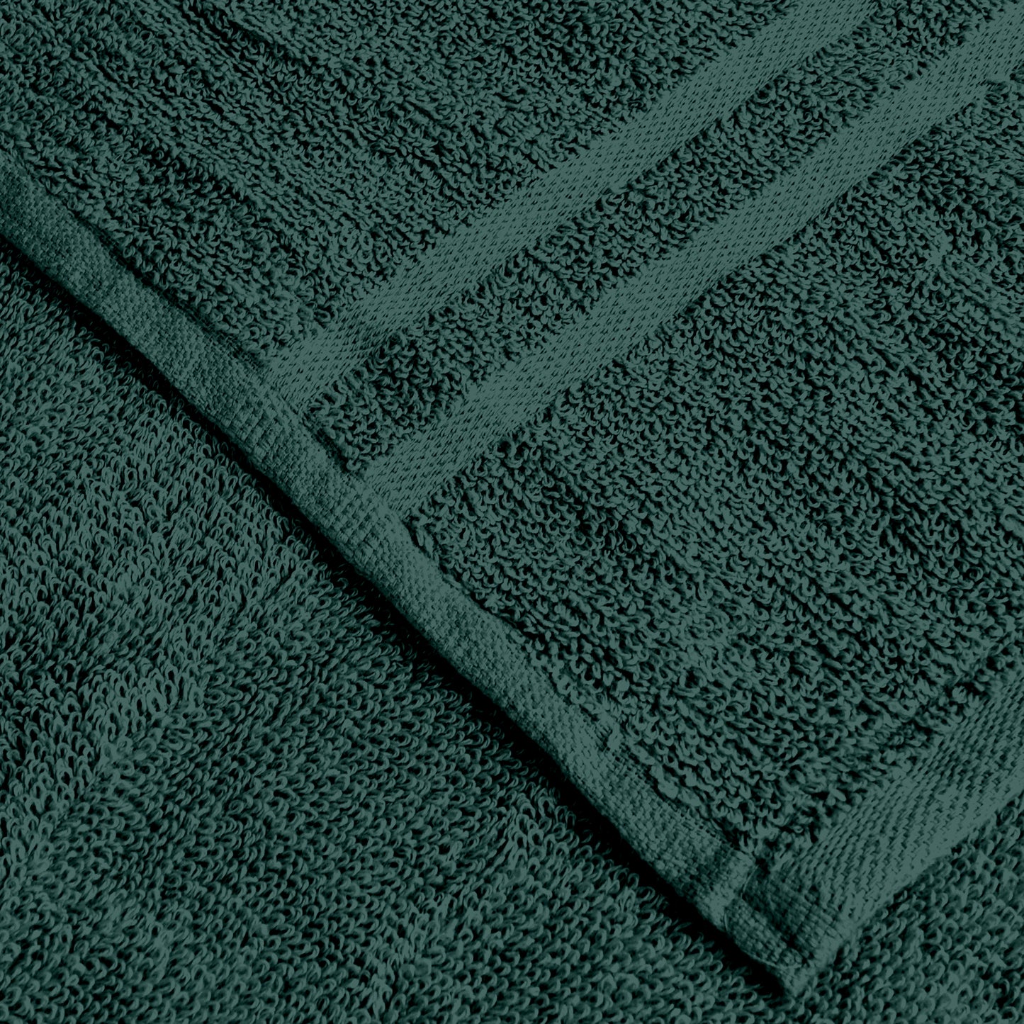 Maroon & Green Cotton Hand Towels Set of 4 (40x60 cm)