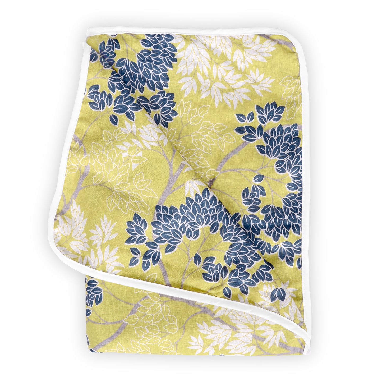Green and Blue 120 GSM Pure Cotton Dohar for 0-3 Years Soft Cozy For Toddlers, Girls, Boys, and Babies