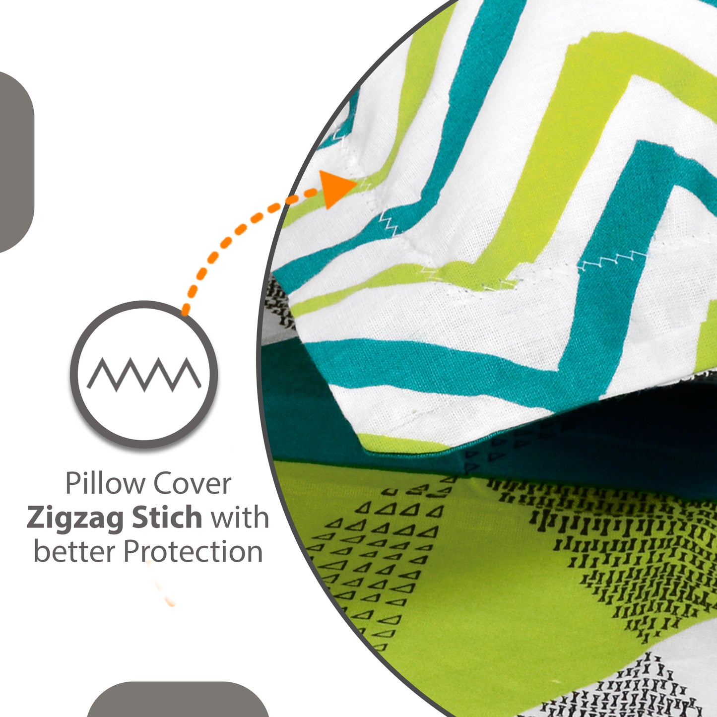 Triangle Pattern Bedsheet For Double Bed