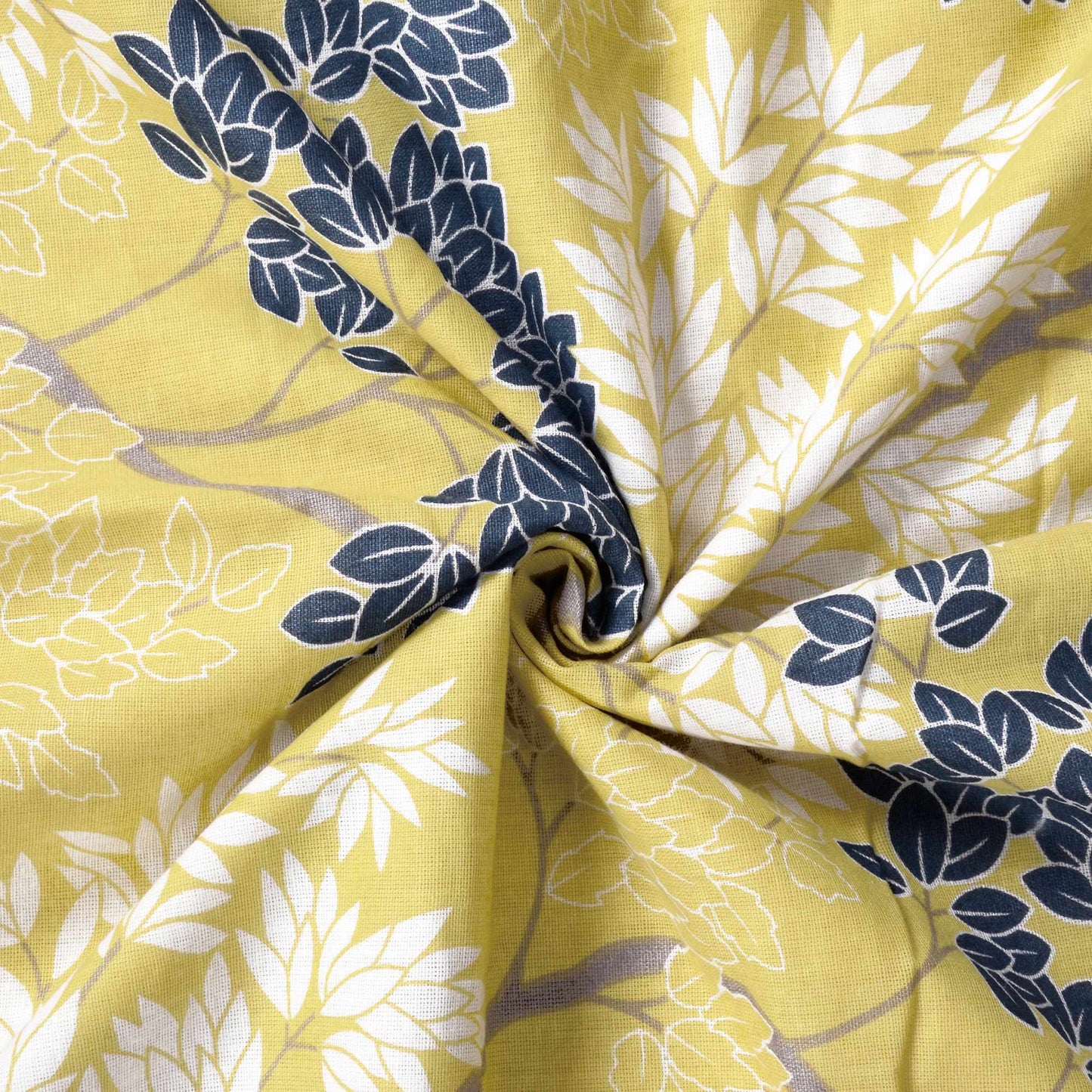 Floral Lime Green and Grey 144 TC Double Bed AC Dohar Lightweight 120 GSM Perfect for Your Living Room