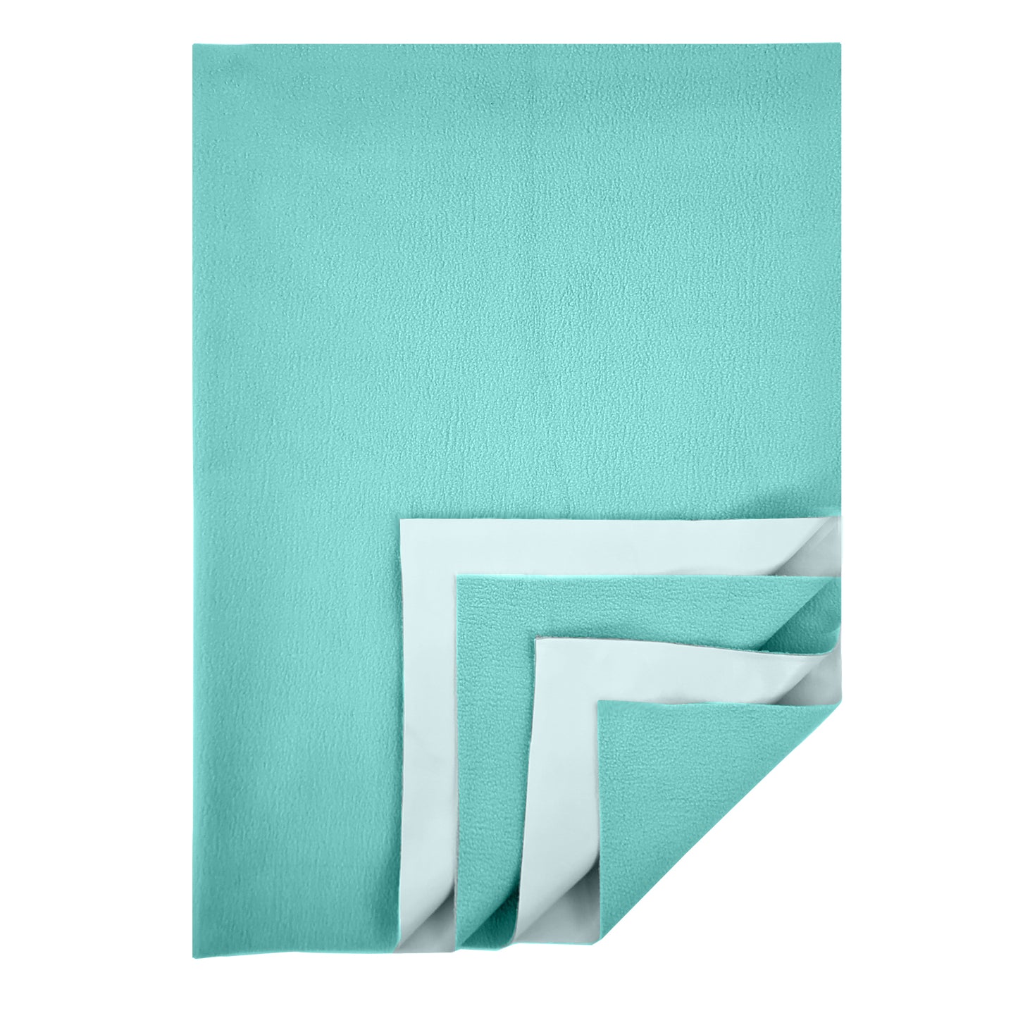 Waterproof Bed Protector, Extra Absorbent Quick Dry Sheet, Baby Bed Protector, Small Size(70 X 50 CM), Pack of 2 -BABY BLUE