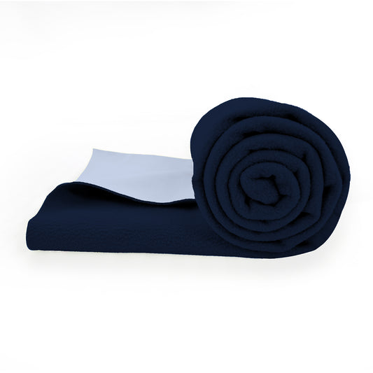 Waterproof Bed Protector, Extra Absorbent Quick Dry Sheet, Baby Bed Protector (70 X 50 CM), Pack of 2 -NAVY BLUE