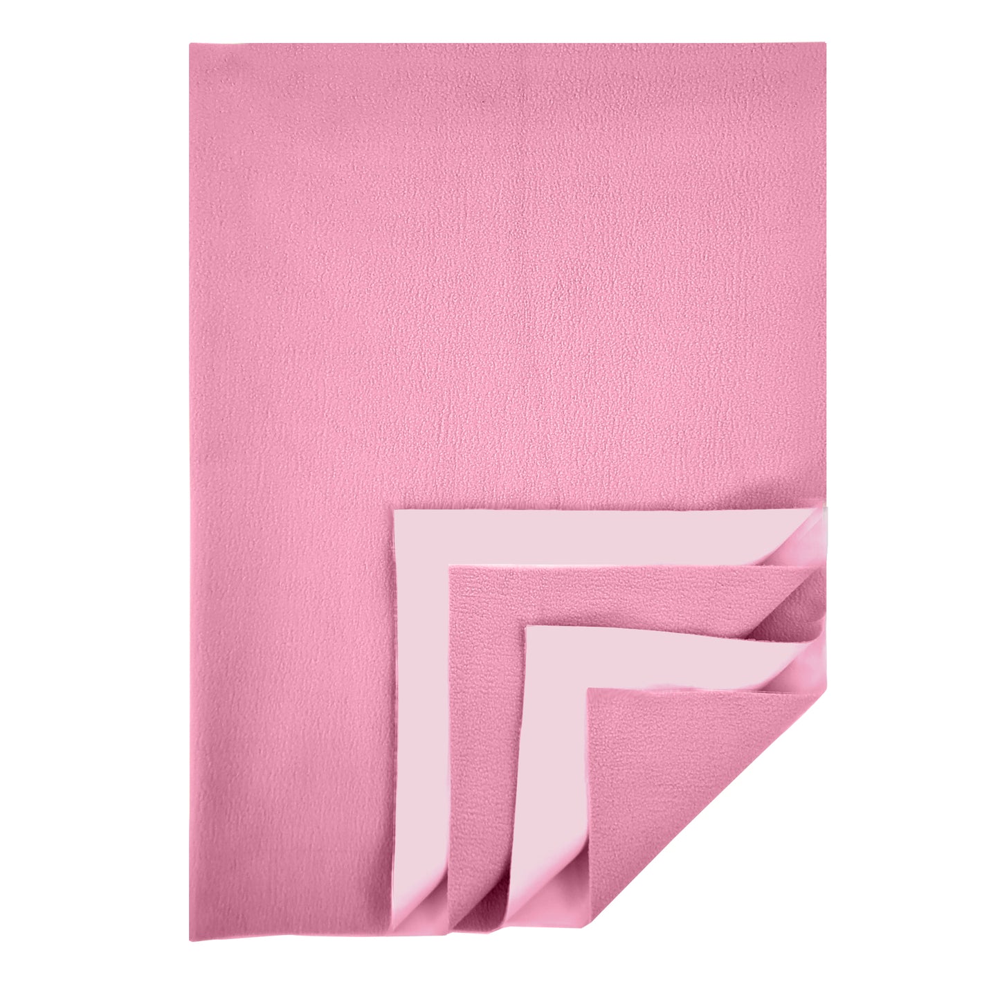 Waterproof Bed Protector, Extra Absorbent Quick Dry Sheet, Baby Bed Protector, Small Size(70 X 50 CM), Pack of 2 -PINK