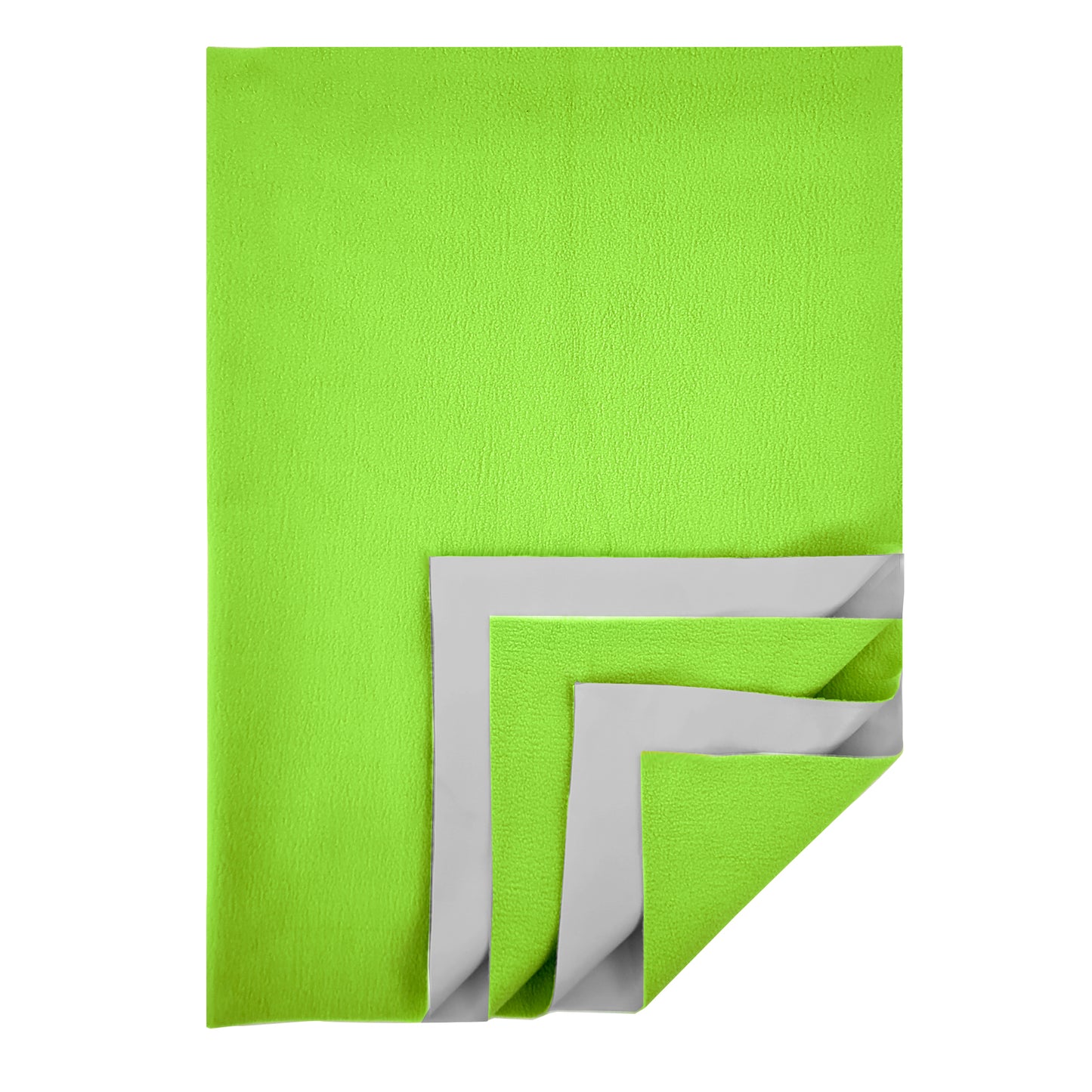 Waterproof Bed Protector, Extra Absorbent Quick Dry Sheet, Baby Bed Protector (70 X 50 CM), Pack of 2 -PISTA GREEN