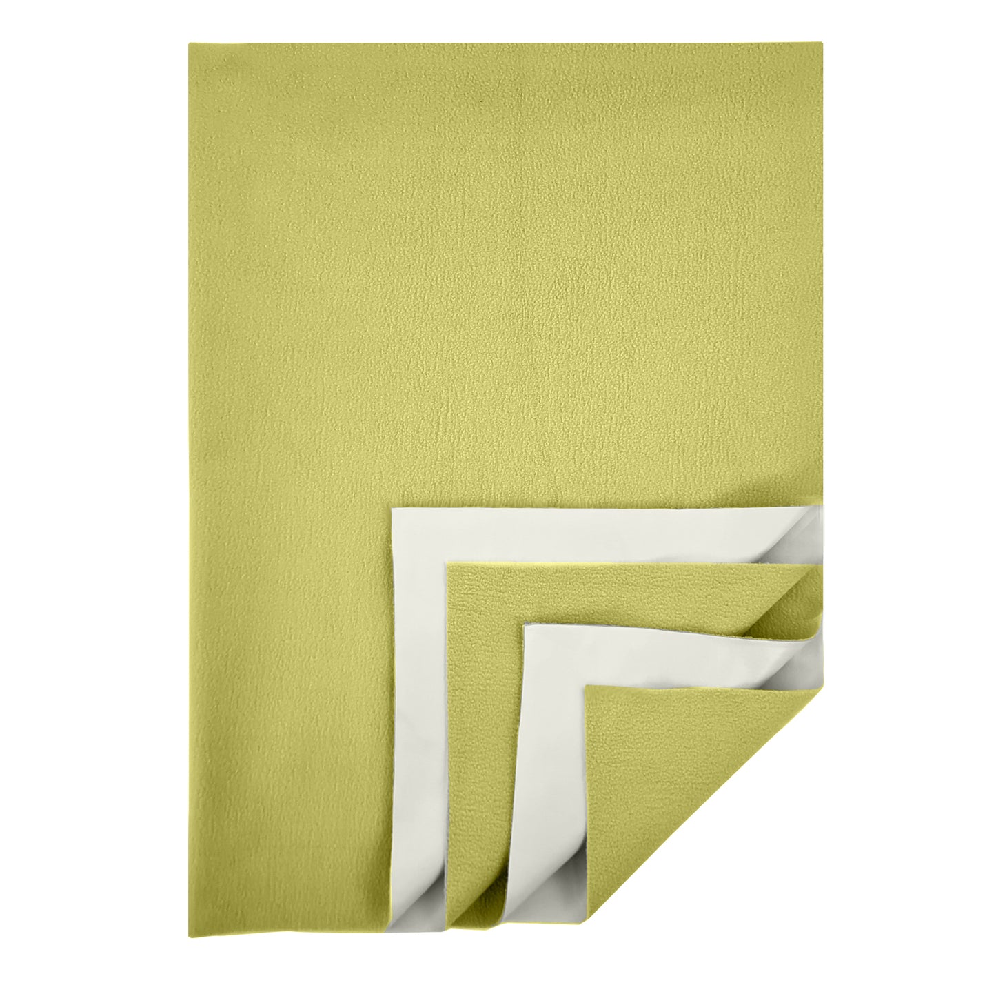 Waterproof Bed Protector, Extra Absorbent Quick Dry Sheet, Baby Bed Protector (70 X 50 CM), Pack of 2 -YELLOW