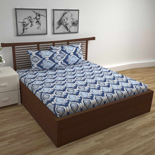 Damask Bedsheet For Double Bed