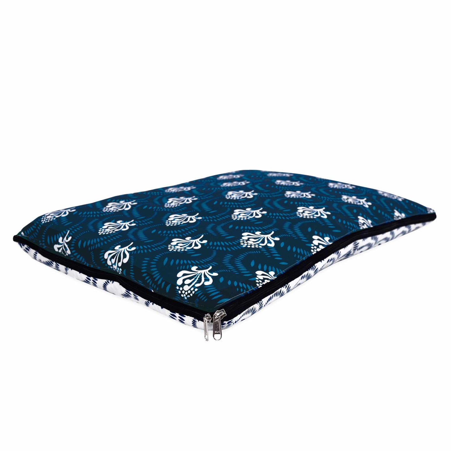 120 GSM Pocket Portable Single Comforter for Travel, Camping, Hiking, 2-in-1 Travel Comforter and Pillow - True Blue