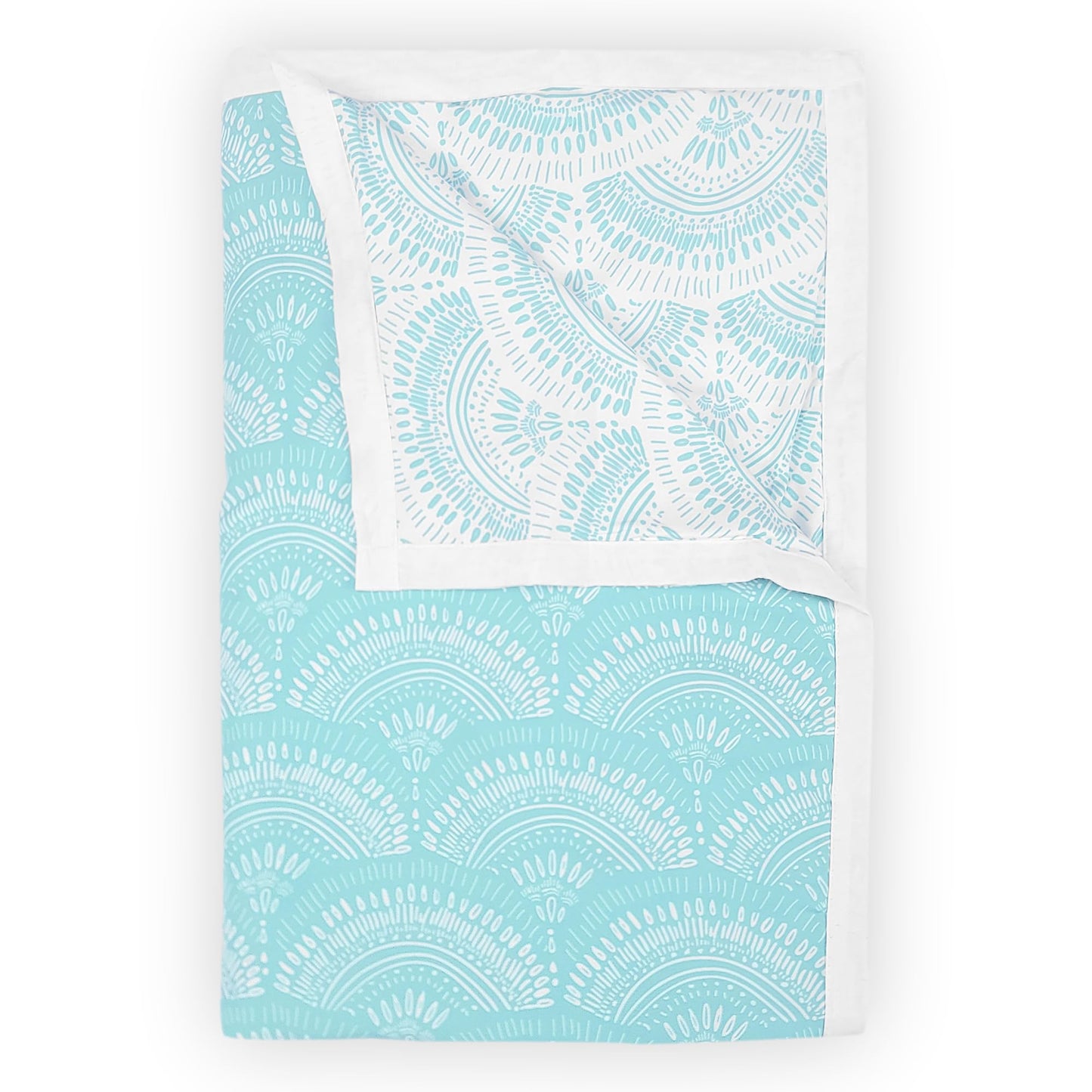 Sky Blue Microfiber 120 GSM Single Bed Throws for Sofa and Couch AC Dohar Reversible Dohar