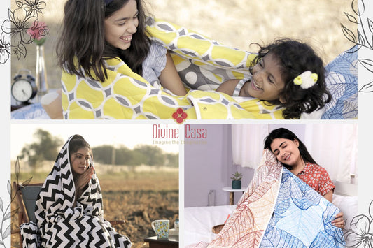 Divine Casa Dohar Blankets: The Perfect Companion for a Cozy Night's Sleep