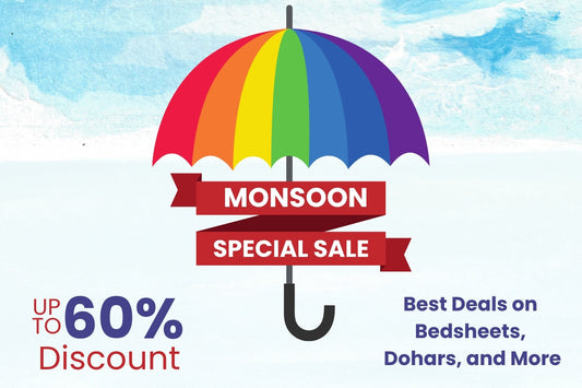 Divine Casa’s Monsoon Sale Guide: Best Deals on Bedsheets, Dohars, and More