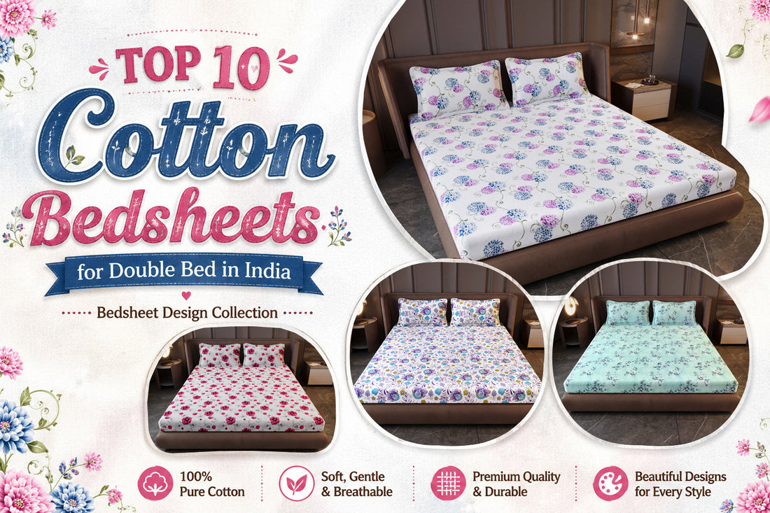 Top 10 Cotton Bedsheets for Double Bed in India