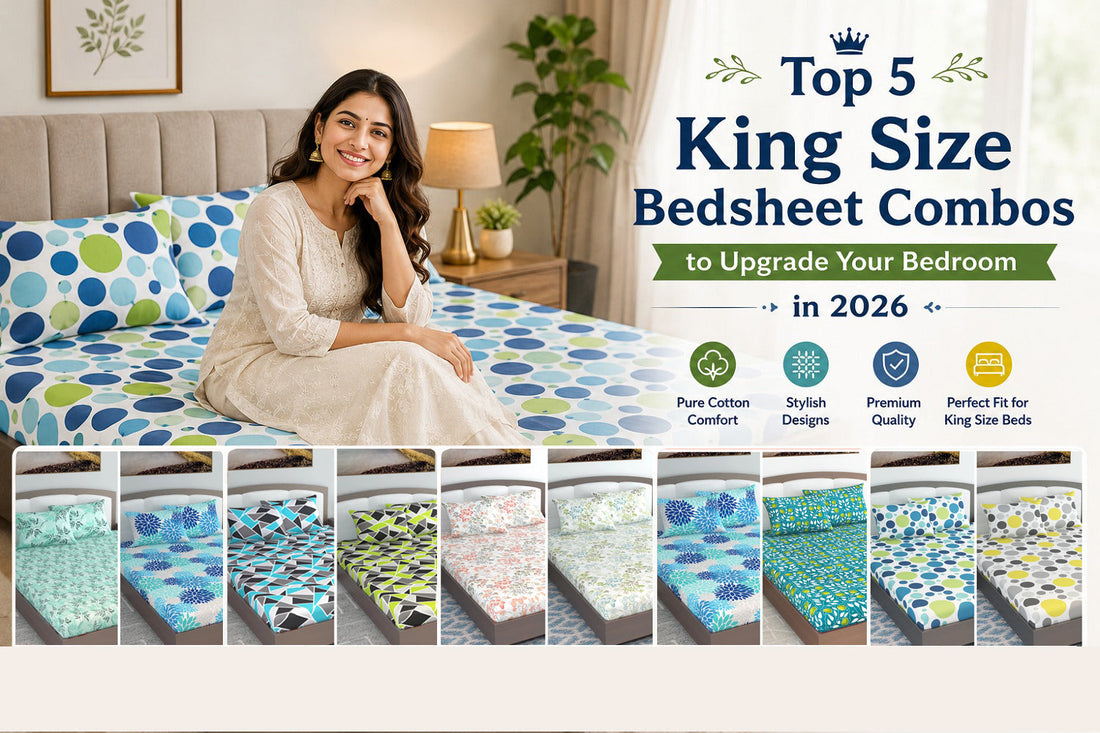 Top 5 King Size Bedsheet Combos to Upgrade Your Bedroom in 2026