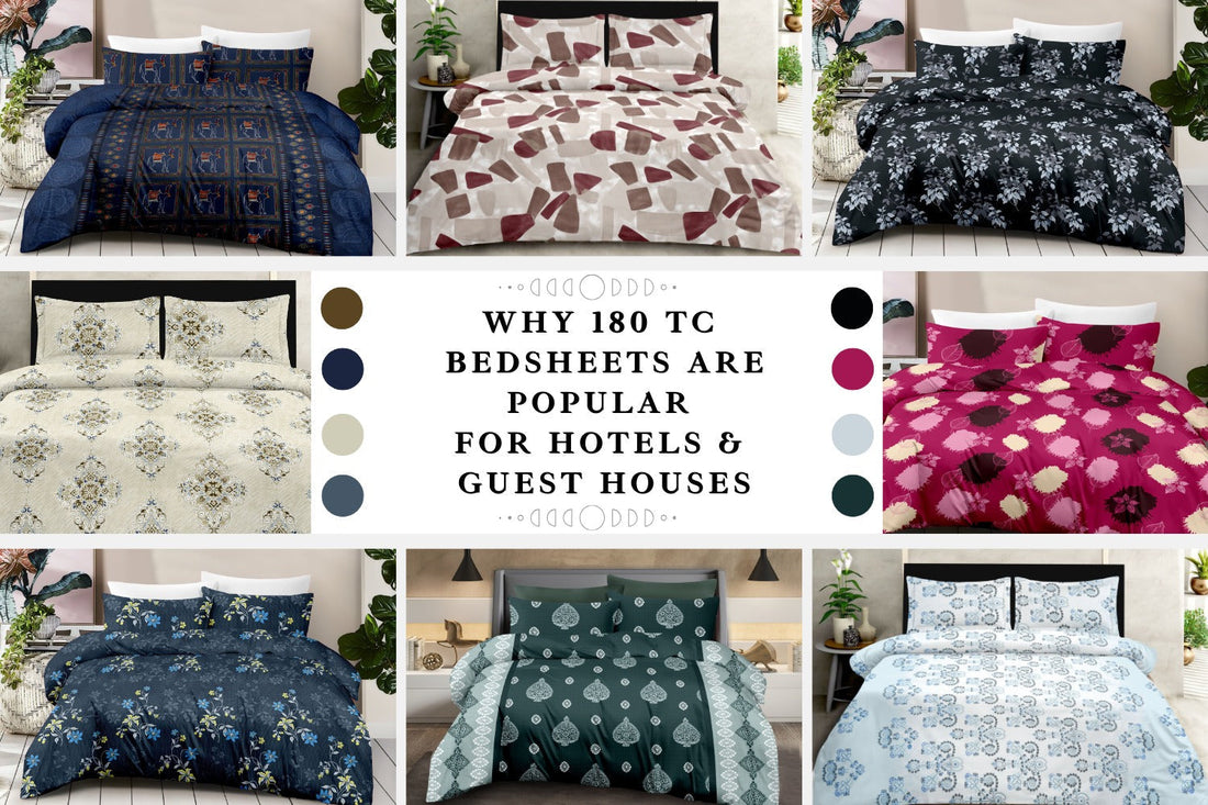 Why 180 TC Bedsheets Are Popular for Hotels & Guest Houses