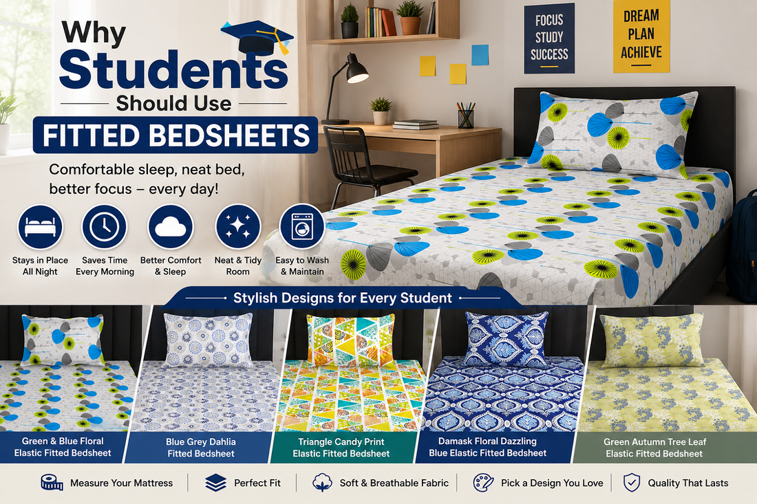 Why Students Should Use Fitted Bedsheets