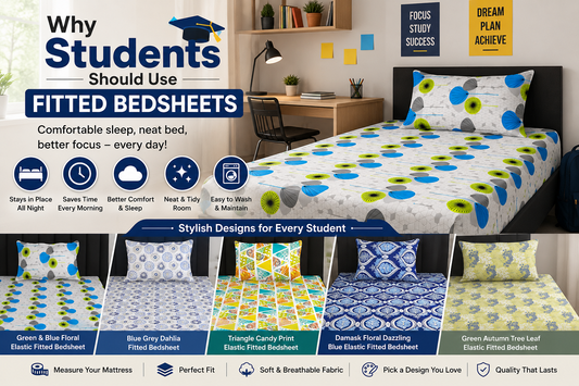 Why Students Should Use Fitted Bedsheets