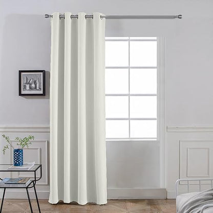 Luxury Micro Twill Blackout Door Curtain – Thermal Insulated 1pcs Panel