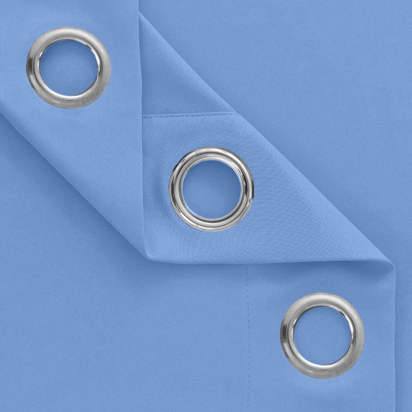 Micro Twill Blackout Door Curtain – Single Panel Light Blocking Cover