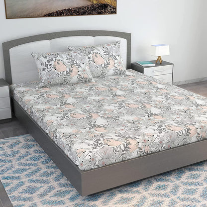 Bloom Floral Print Bedsheet For King Size Bed