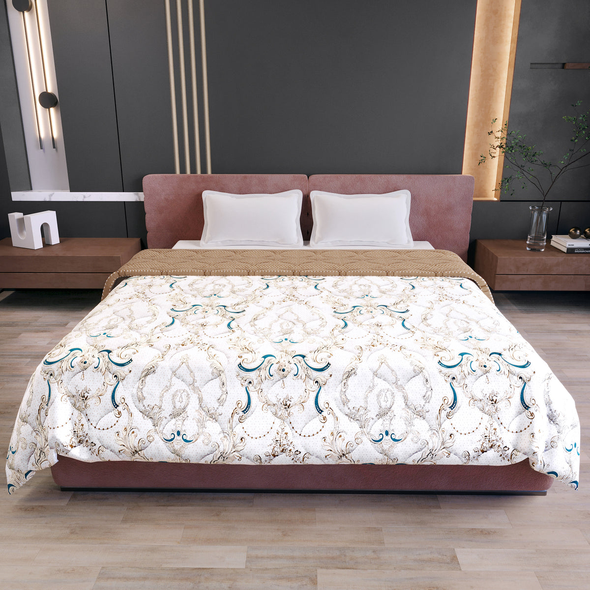 Kalamkari Retro AC Quilt Comforter for Double Bed