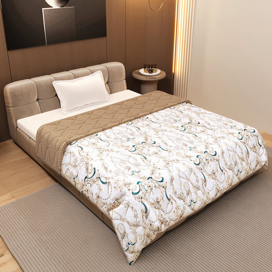 Kalamkari Retro AC Quilt Comforter for Single Bed