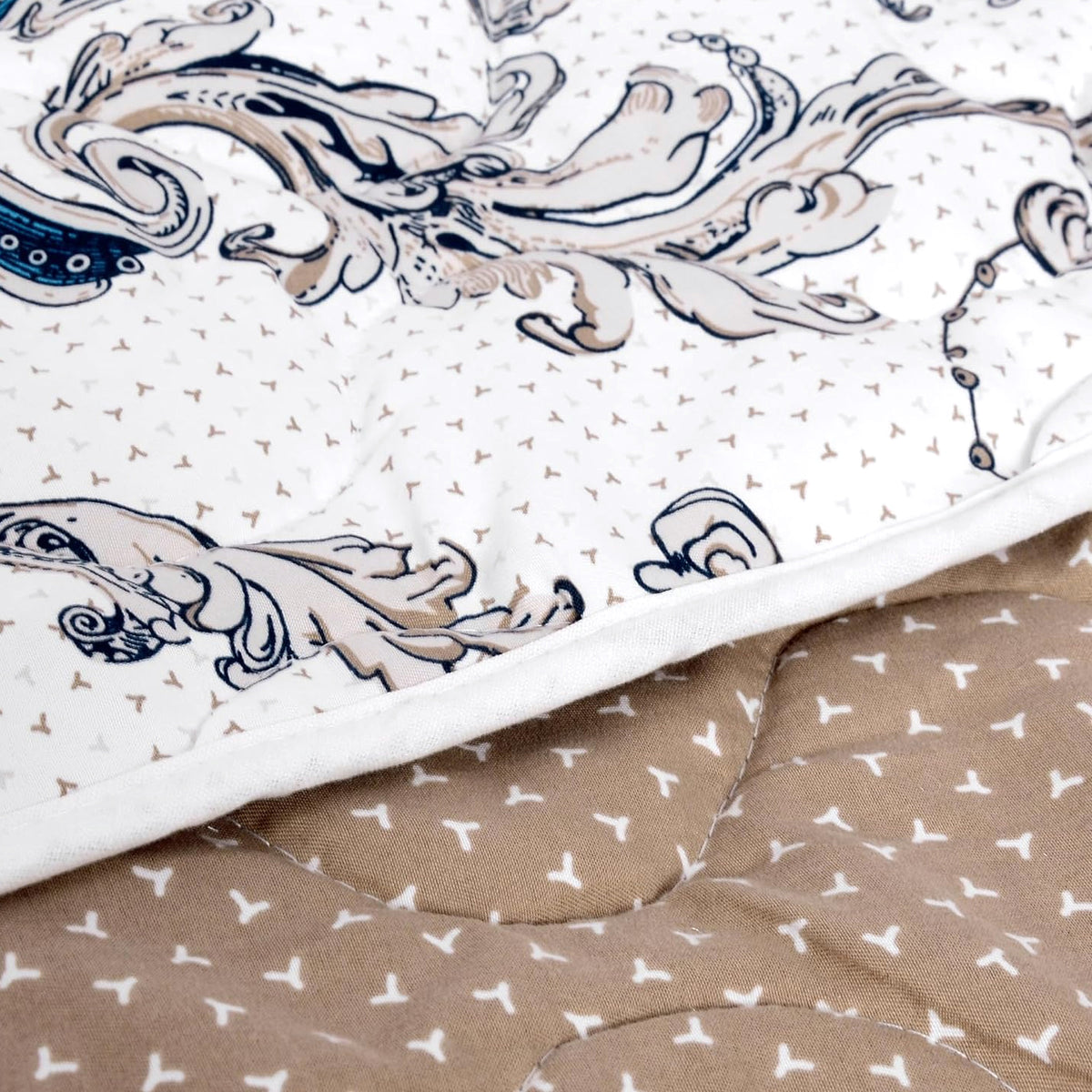 Kalamkari Retro AC Quilt Comforter for Double Bed