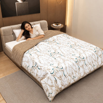 Kalamkari Retro AC Quilt Comforter for Single Bed