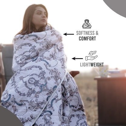 Kalamkari Retro AC Quilt Comforter for Single Bed