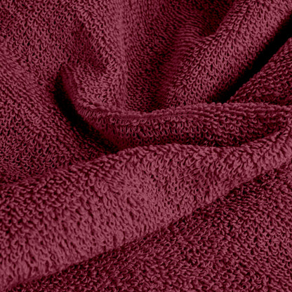 Maroon Cotton Bath & Hand Towel Combo (1 Bath 150x75 cm & 2 Hand 40x60 cm)