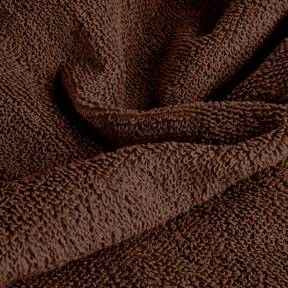 Brown Cotton Set of 3 Bath & Hand Towels Combo (40x60 cm, 30x30 cm)