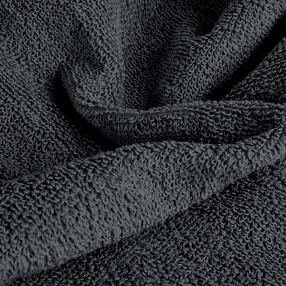 Grey Cotton Set of 3 Bath & Hand Towels Combo (40x60 cm, 30x30 cm)