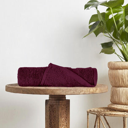 Premium Maroon Bath Towel 550 GSM Ultra Soft & Highly Absorbent, 75x150 cm