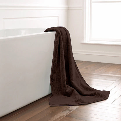Brown Premium Bath Towel 550 GSM Ultra Soft & Highly Absorbent, 75x150 cm