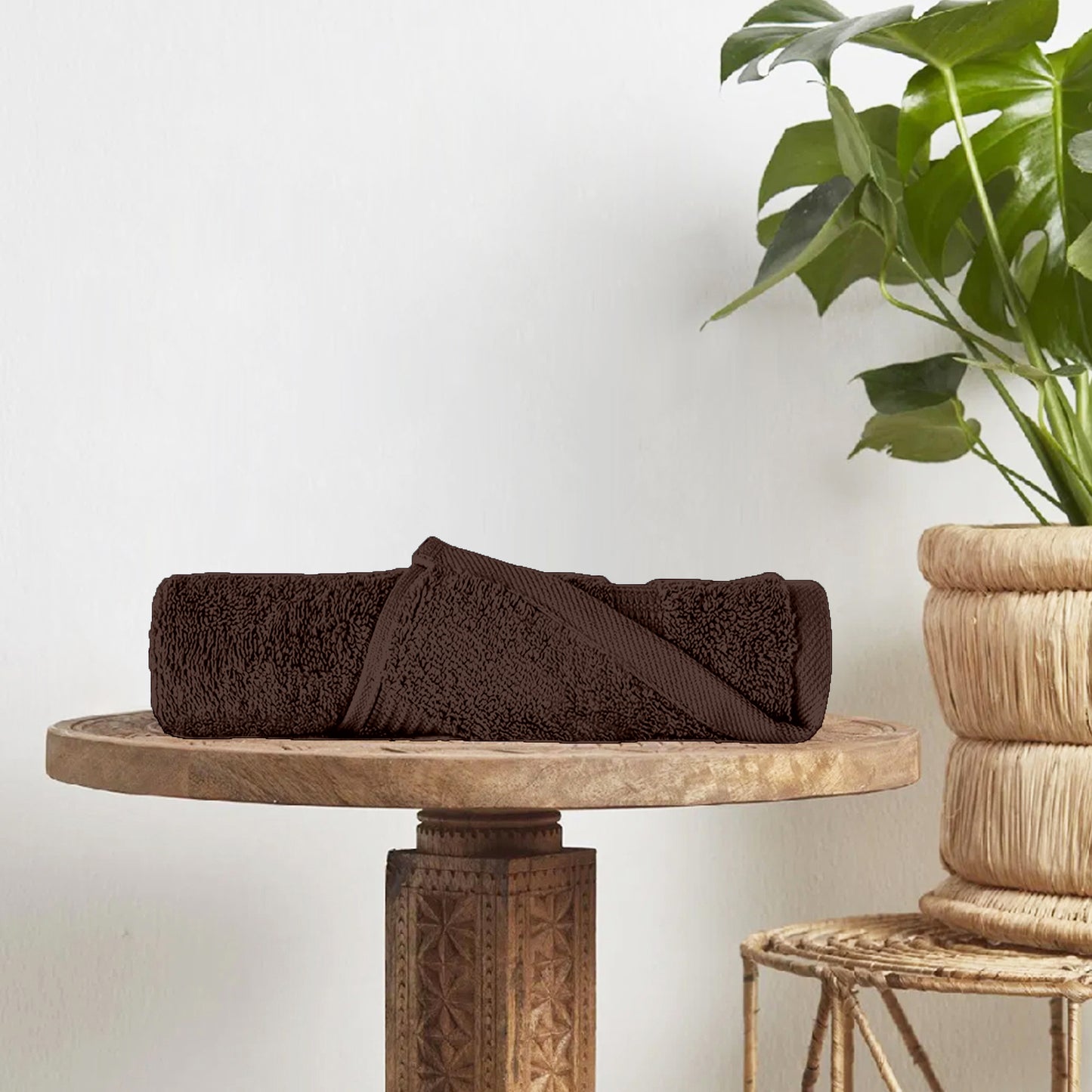 Brown Premium Bath Towel 550 GSM Ultra Soft & Highly Absorbent, 75x150 cm