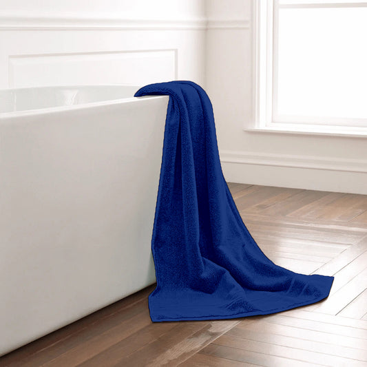 Premium Blue Bath Towel 550 GSM Ultra Soft & Highly Absorbent, 75x150