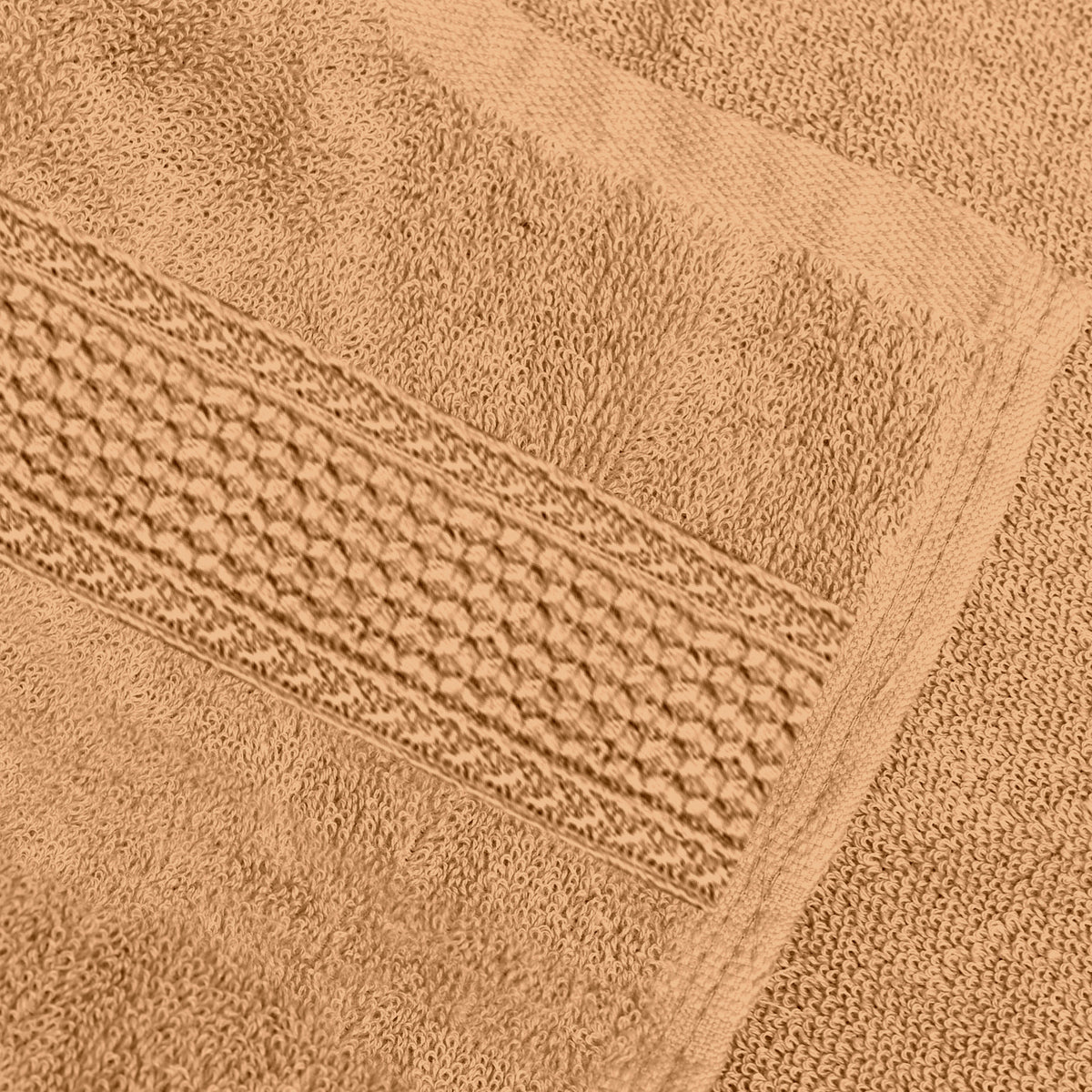 Sand Beige Solid Cotton Bath Towel – 550 GSM | 150 × 75 cm