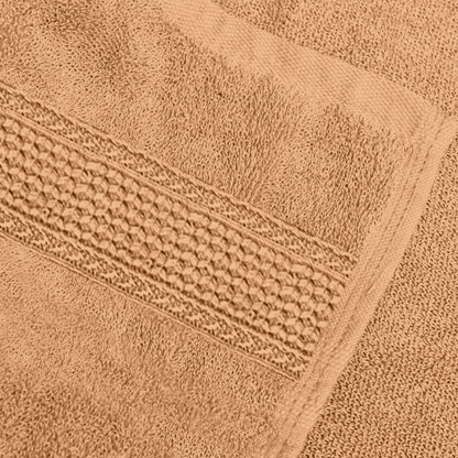 Sand Beige Solid Cotton Bath Towel – 550 GSM | 150 × 75 cm