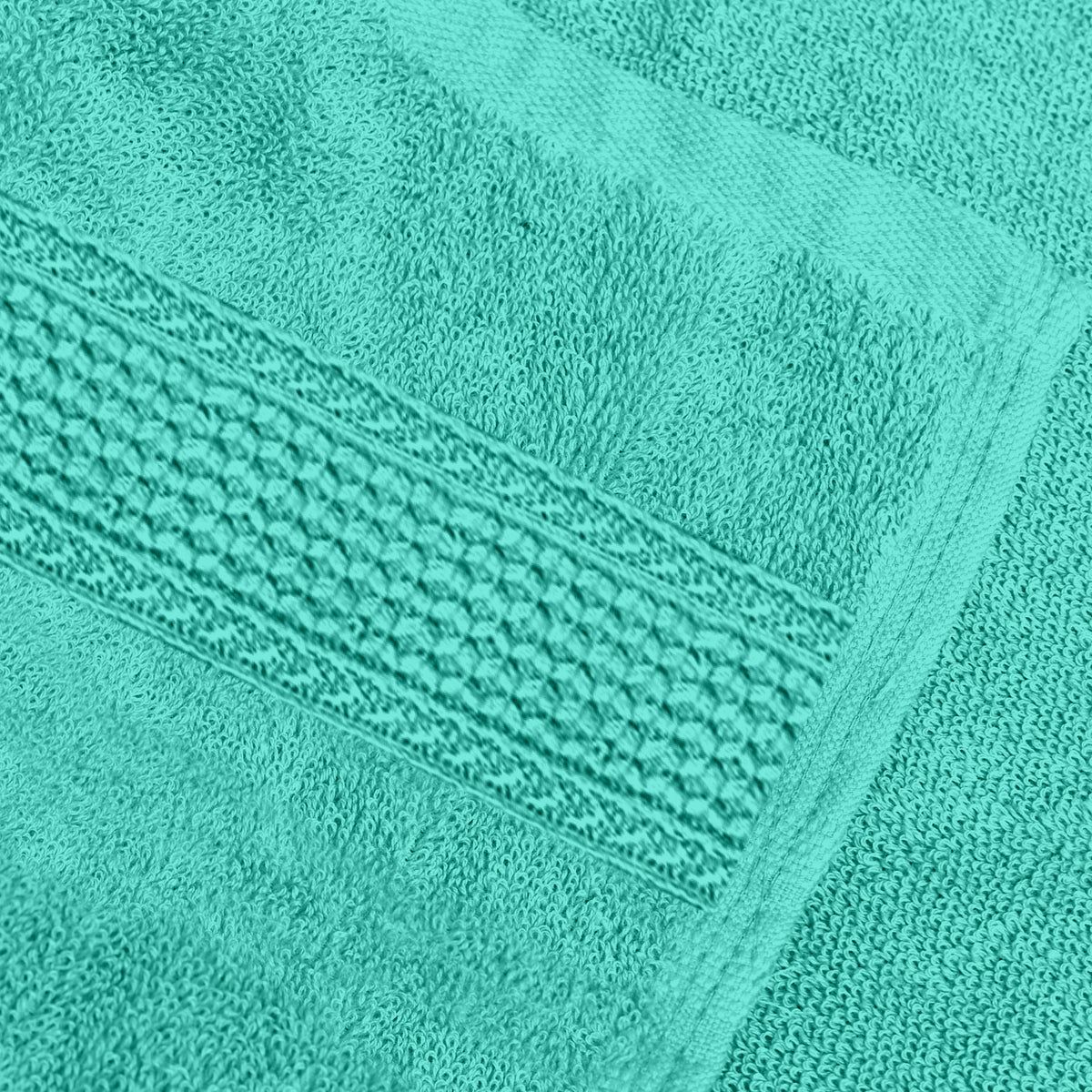 Ice Green Solid Cotton 550 GSM Bath Towel | 150 × 75 cm