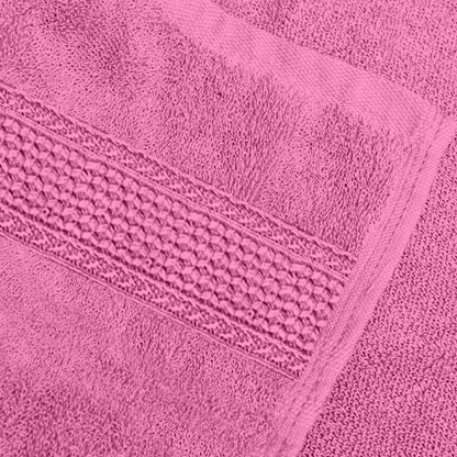 Fuchsia Pink Solid 550 GSM Cotton Bath Towel | 150 × 75 cm