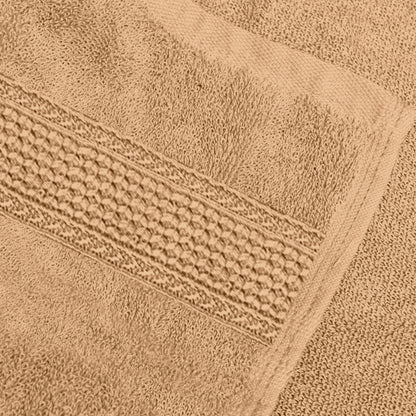 Desert Beige Solid 550 GSM Cotton Bath Towel | 150 × 75 cm