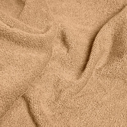 Desert Beige Solid 550 GSM Cotton Bath Towel | 150 × 75 cm
