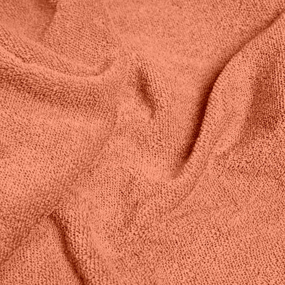 Dusty Orange Solid 550 GSM Cotton Bath Towel | 150 × 75 cm