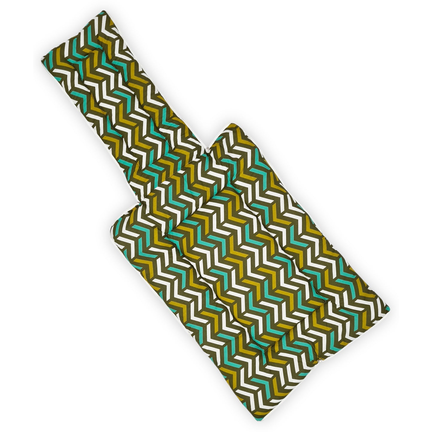 Geometric Green Baby Sleeping Bag & Carry Nest for New Born & Infants (0-4 Months)