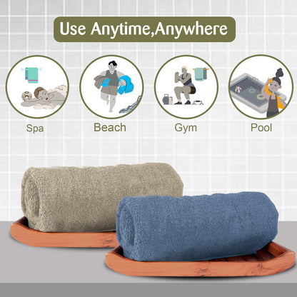 Premium Beige Bath Towel 550 GSM Ultra Soft & Highly Absorbent, 75x150 cm