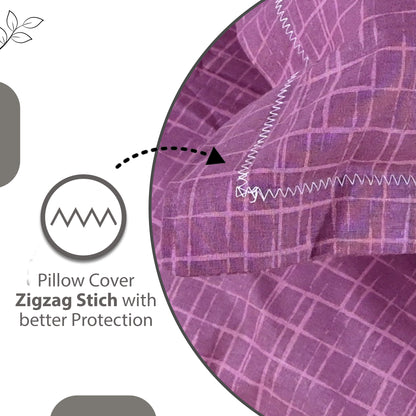 Spectra Yellow Abstract Weave 144 TC Cotton Double Bedsheet With 2 Pillowcovers